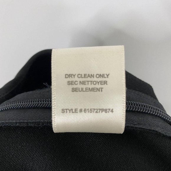 Rebecca Taylor Audrey Black Stretch Ankle Pant - Picture 10 of 12